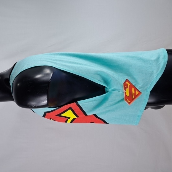 NWT Women's LG DC Comics Superman big logo LG casual summer tank top shirt - Picture 2 of 5